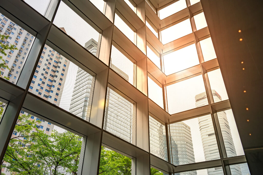 Light through commercial Window