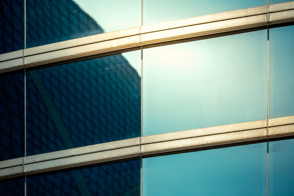 Modern glass Glazing