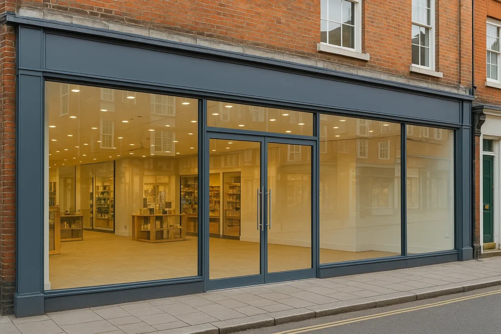 shop fronts designed and installed in north London and the home counties.